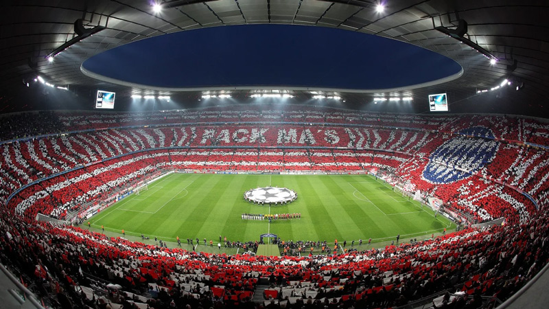 Allianz Arena - sân vận động độc đáo của Đức